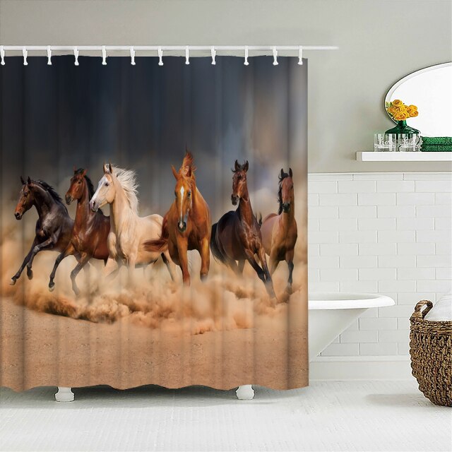 

Shower Curtain – White Horse-180*180cm, 501 Original
