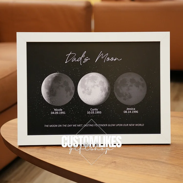 Custom Moon Night Sky Print Gift 