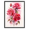 Red Rose-11CT Stamped Cross Stitch 30*40cm/11.81*15.75in