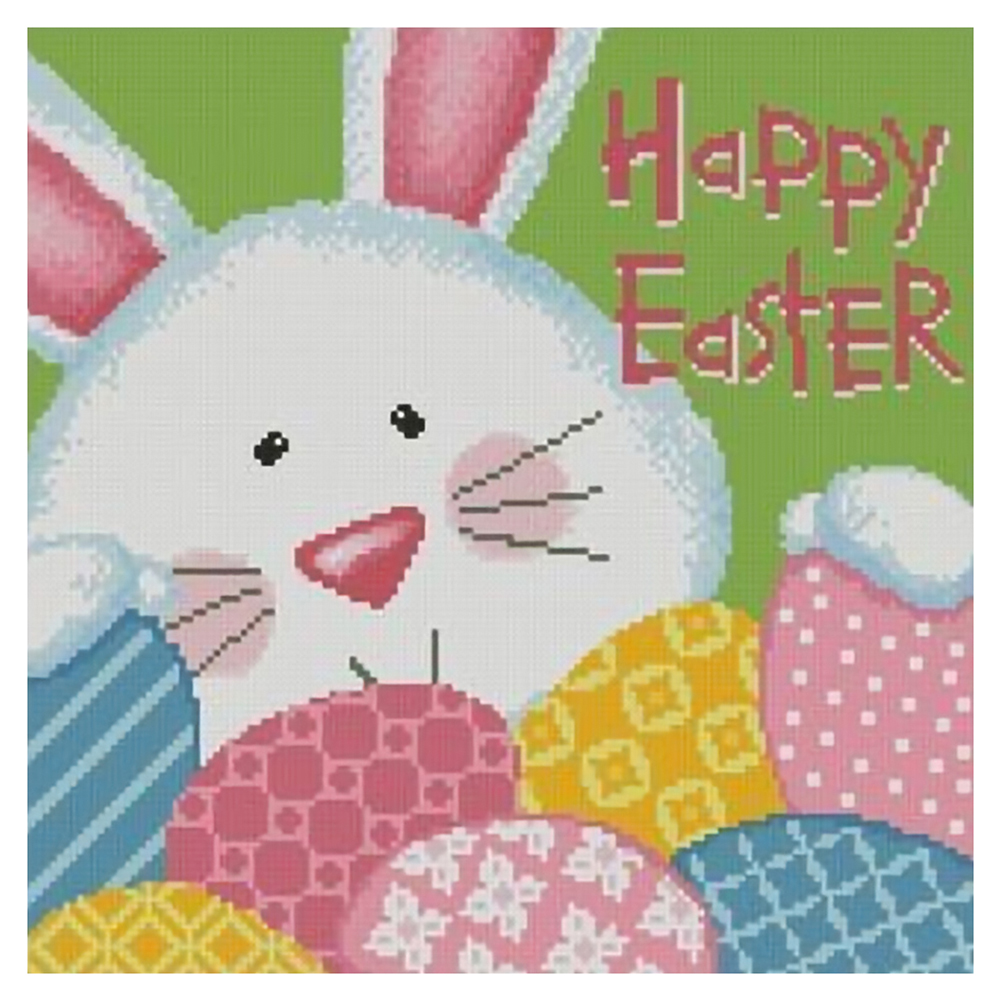 

Easter Bunny - 11CT Stamped Cross Stitch - 30*30CM, 501 Original