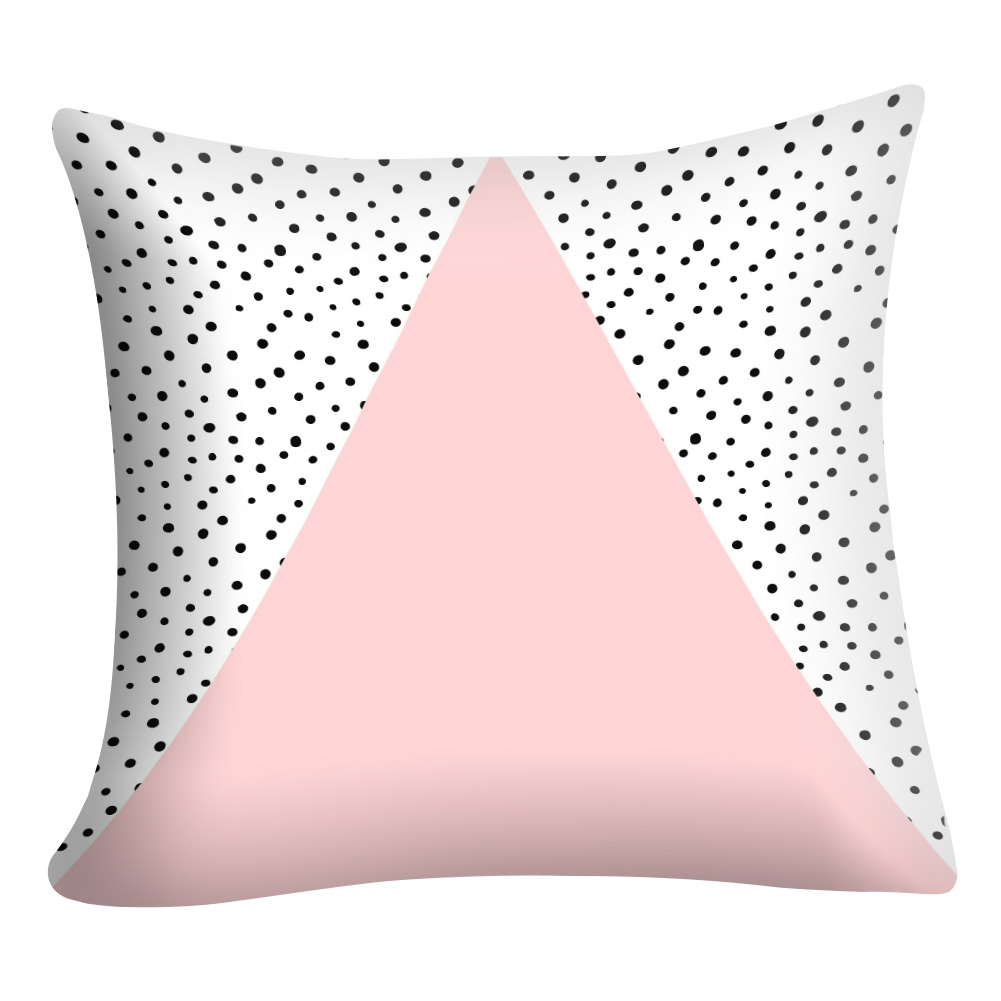 

Geometric Printed Pillowcase Home Car Decorative Sofa Cushion Cover (C, 501 Original