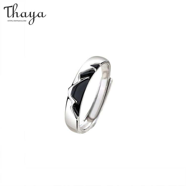 Thaya 925 Silver Promise  Couple Rings