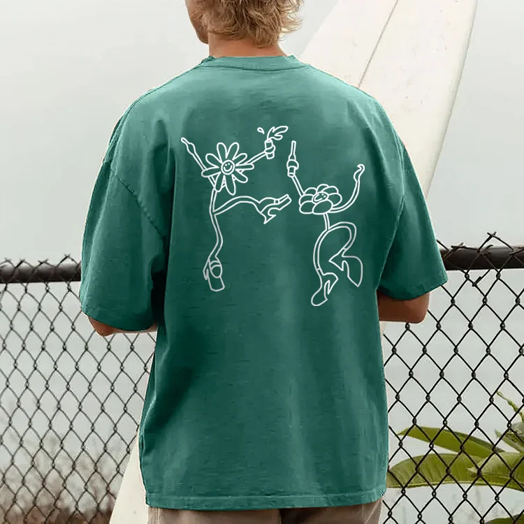 Flower Drink And Dance T-shirt