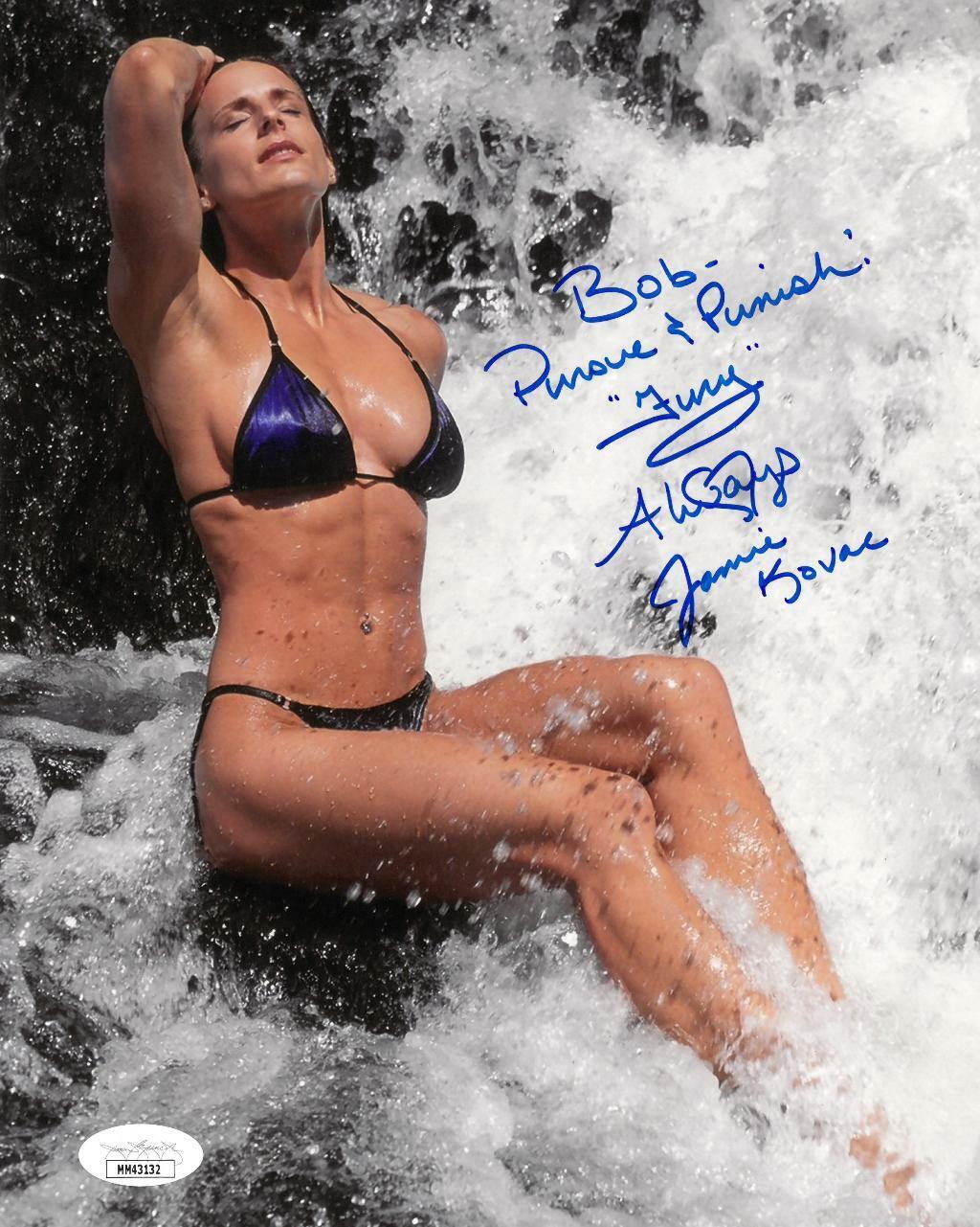 Jamie Kovac Signed Sexy Authentic Autographed 8x10 Photo Poster painting JSA #MM43132