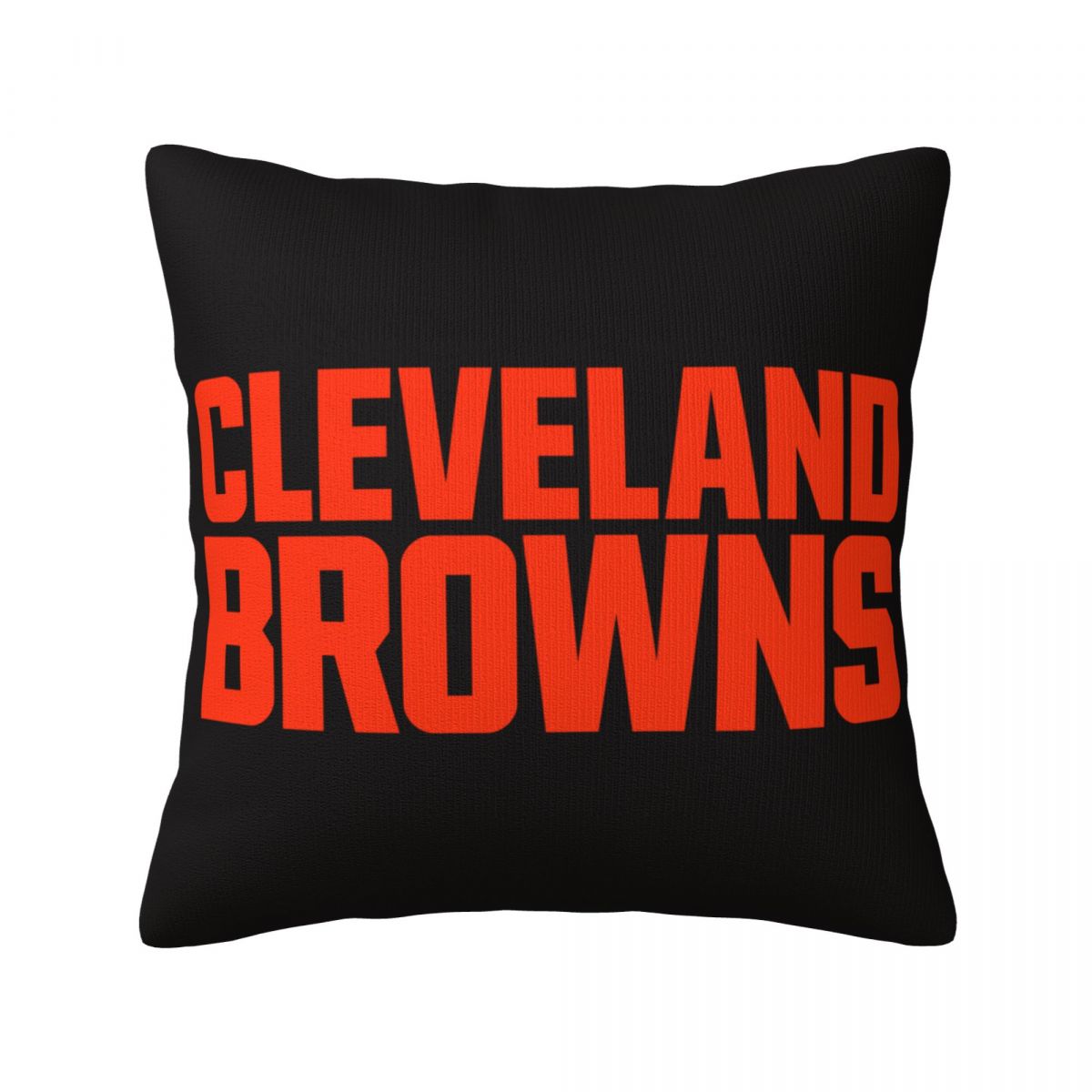 Cleveland Browns Wordmark Throw Pillow Covers 18x18