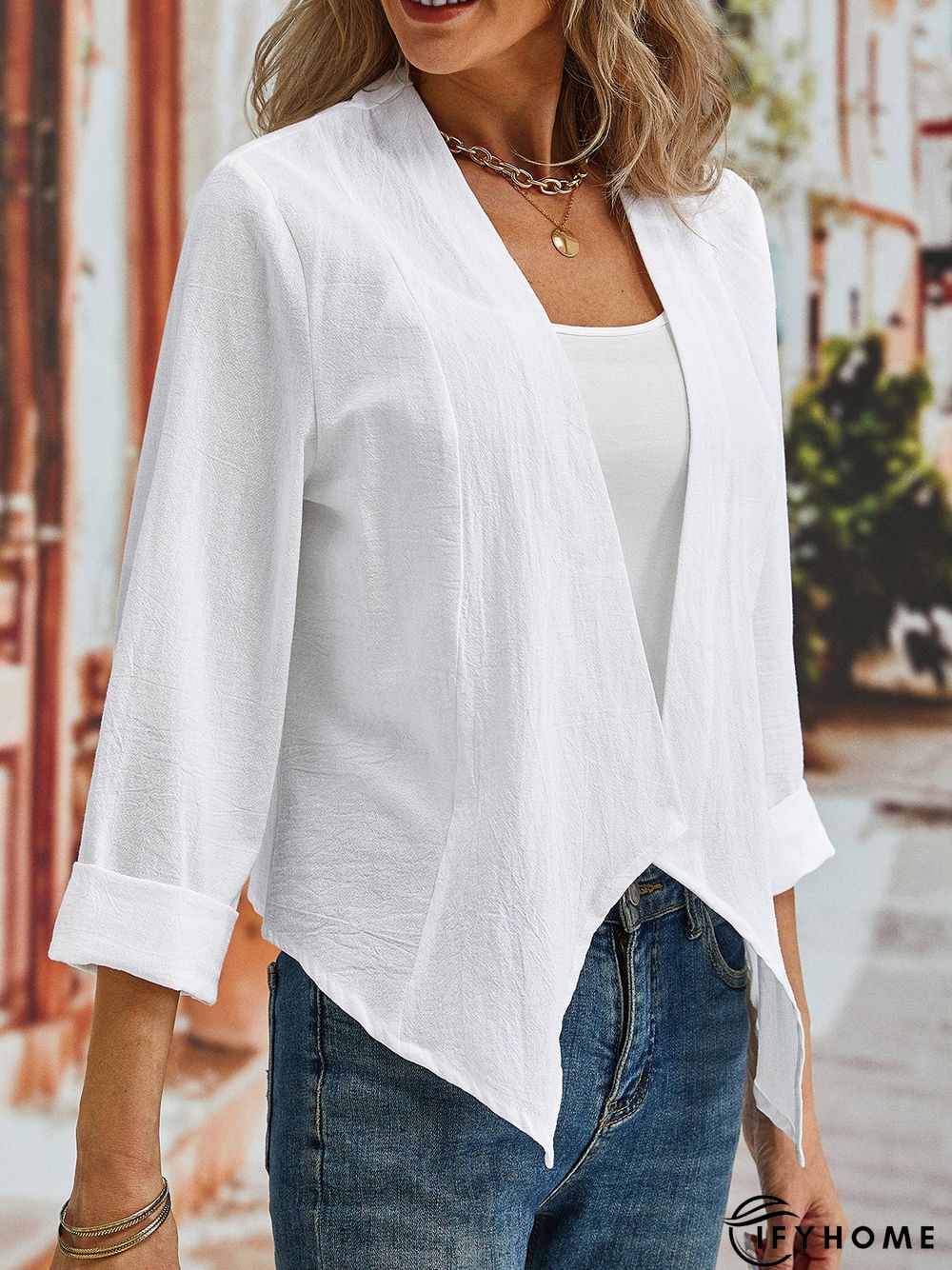 Plain Casual Cotton Other Coat | IFYHOME