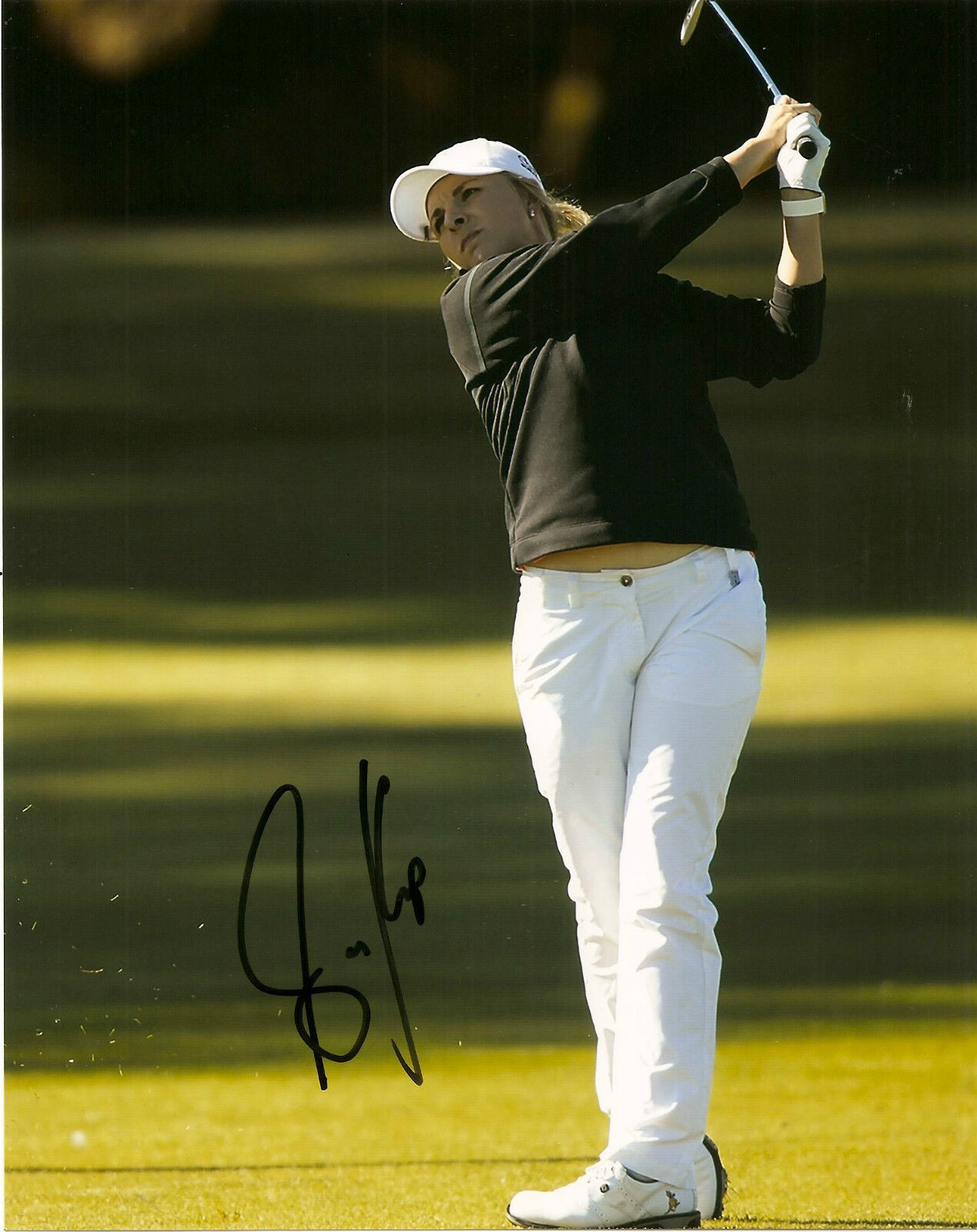 LPGA Sarah Kemp Autographed Signed 8x10 Photo Poster painting COA