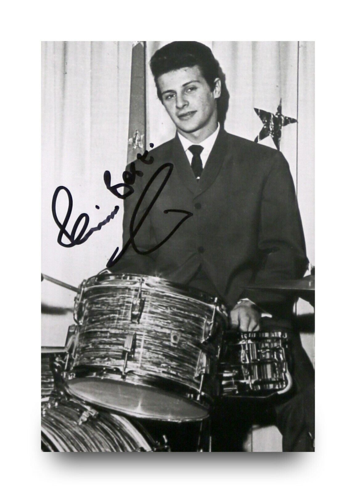 Pete Best Signed 6x4 Photo Poster painting The Beatles Drummer Music Autograph Memorabilia + COA