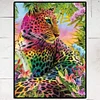 Diamond Painting -5D Full Round Drill Color Panther Animal