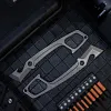 EDC iron ridge crowbar titanium alloy bottle opener multifunctional portable play emergency decompression toy equipment
