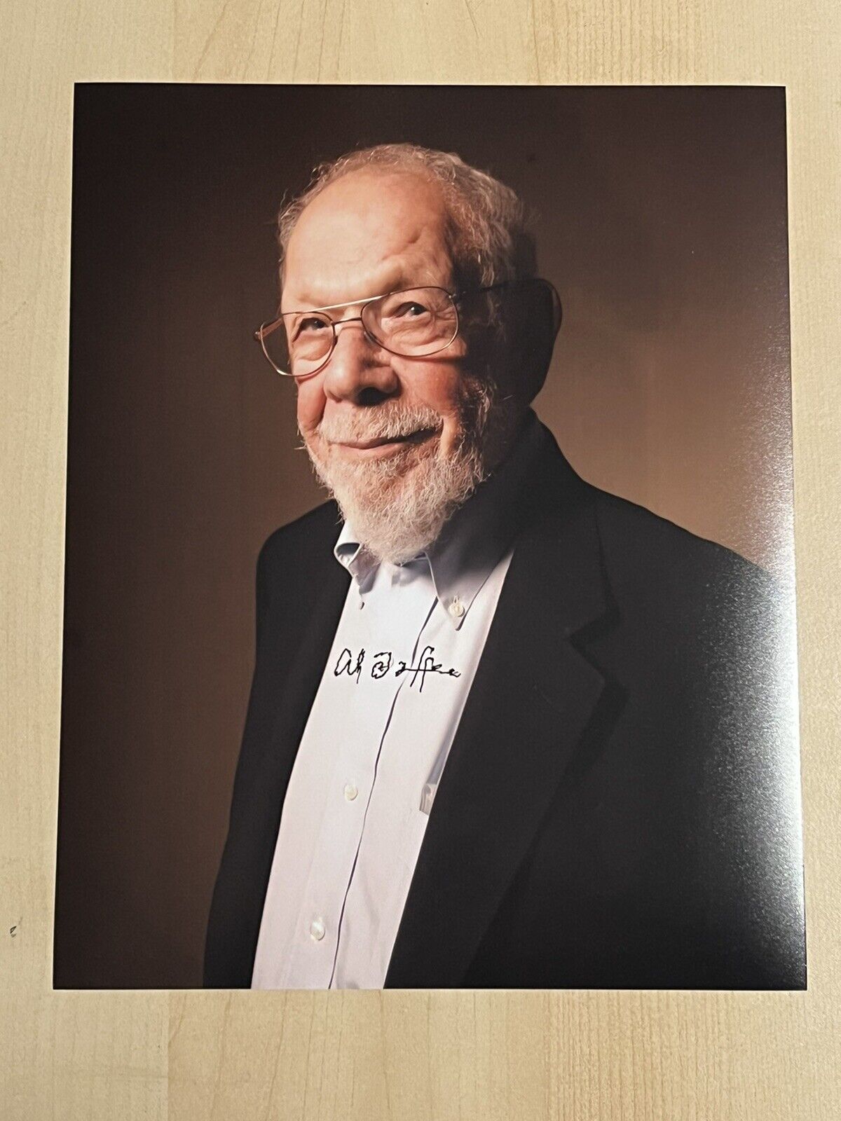 AL JAFFEE SIGNED 8x10 Photo Poster painting AUTOGRAPHED MAD MAGAZINE CREATOR CARTOONIST COA