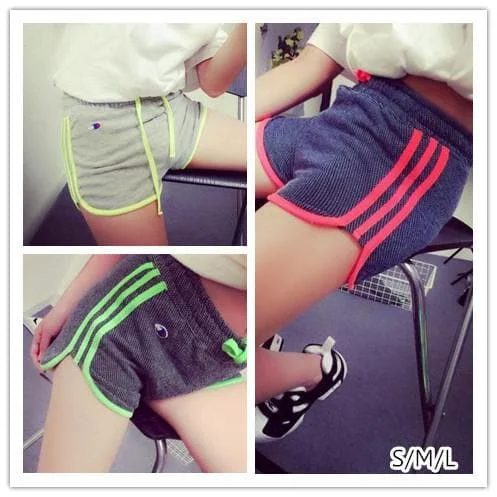 S/M/L 3 Colors Fluorescent Casual Work Out Shorts SP152699