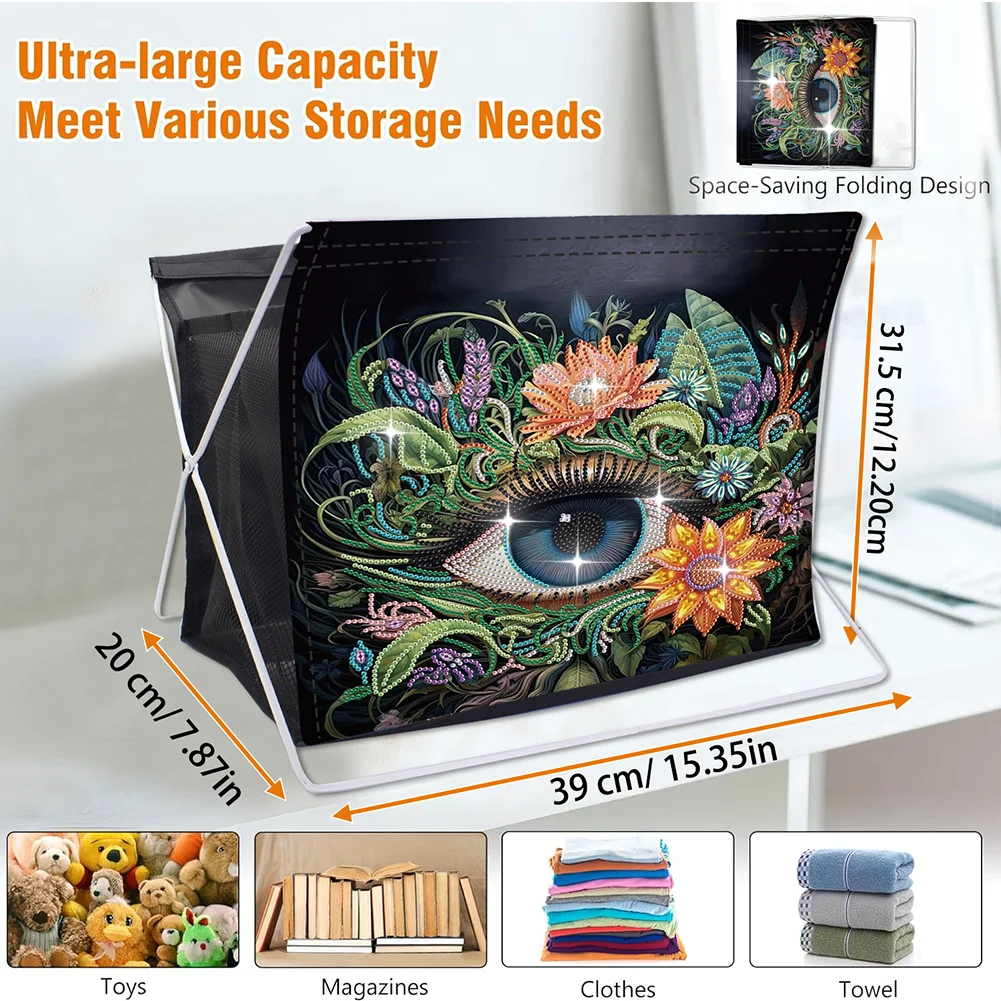 DIY Flower Eyes Special Shape Diamond Painting Storage Rack for Adults Kids
