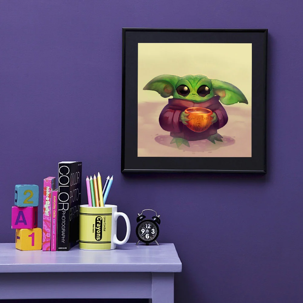 Full Round Diamond Painting 30*30cm - Yoda