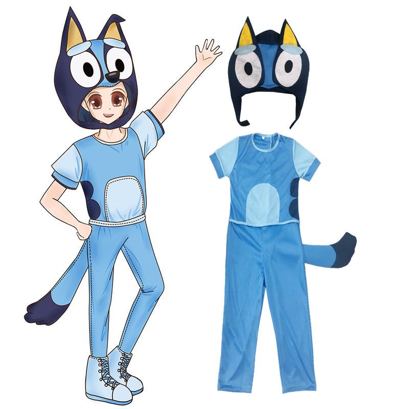 Bluey Cartoon Halloween Costume-elleschic