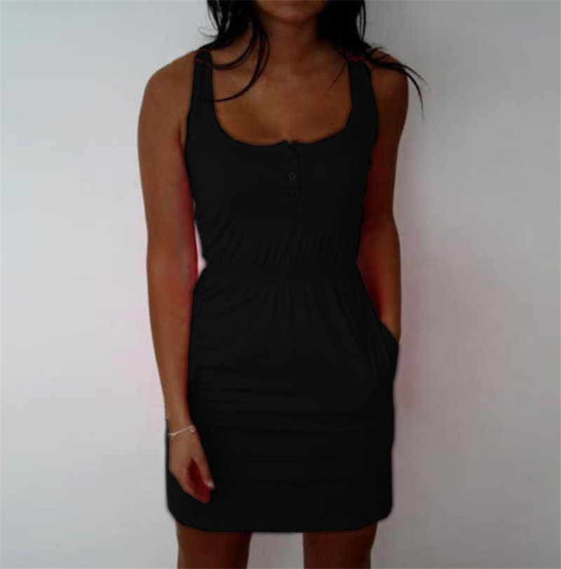 Mature Women Plus Size Beach Mini Dress