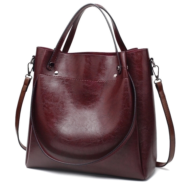 Women’s Large All Seasons Pu Leather Fashion Handbag