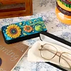 Diamond Painting Sunflower Eyeglasses Case Diamond Art Sunglasses Case