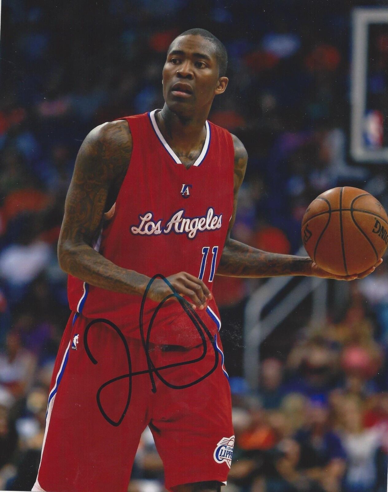 Jamal Crawford autographed 8x10 Los Angeles Clippers#S411