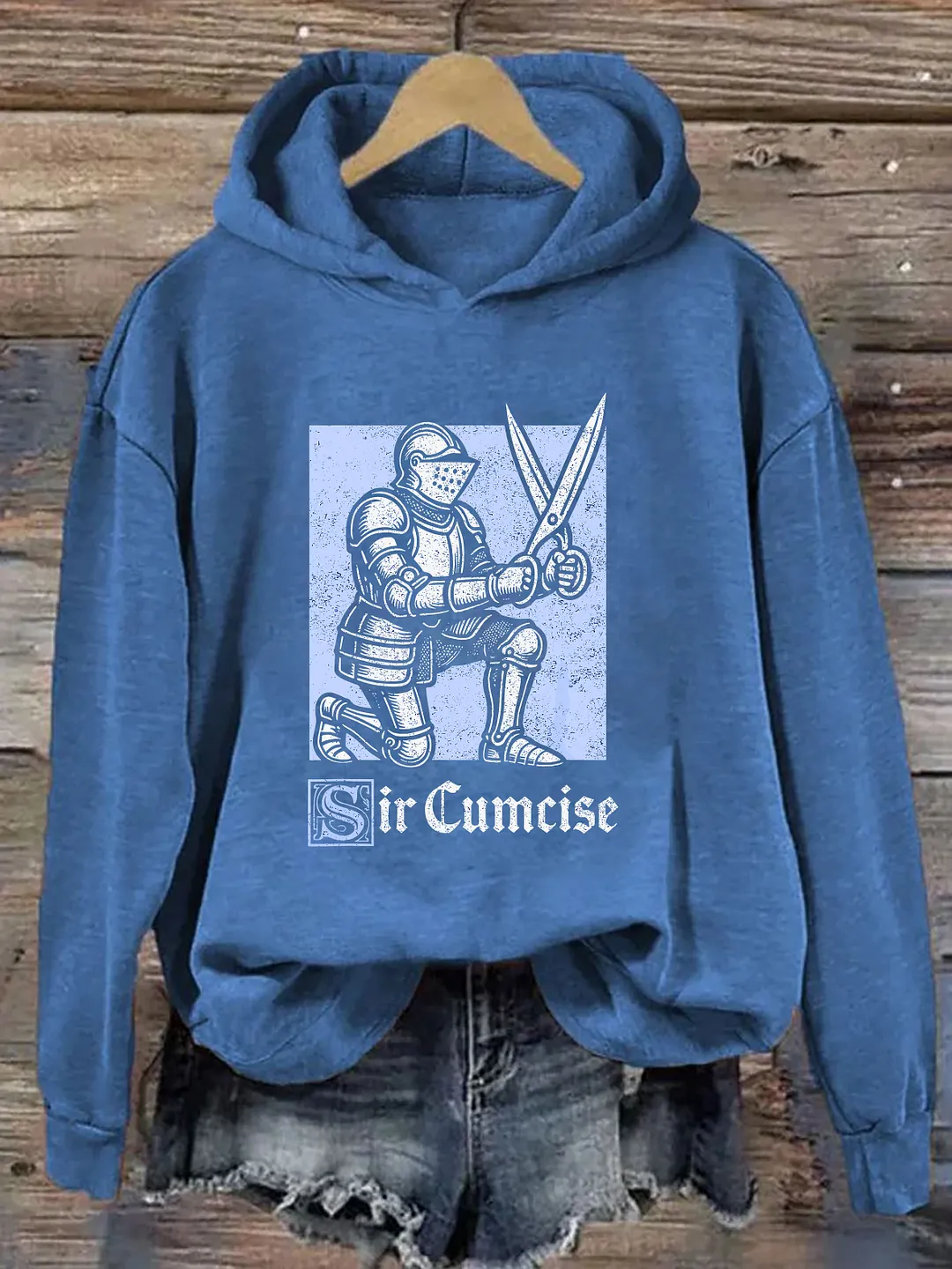 Sir Cumcise Funny Knight Hoodie
