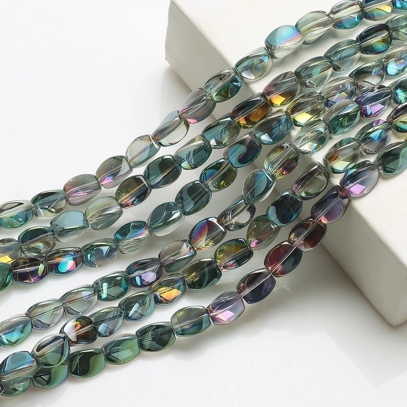 20 PCS/Package 10 * 12mm Glass Irregular Beads