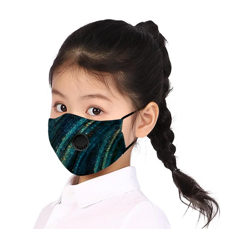 Children's creative pattern cotton gauze mask