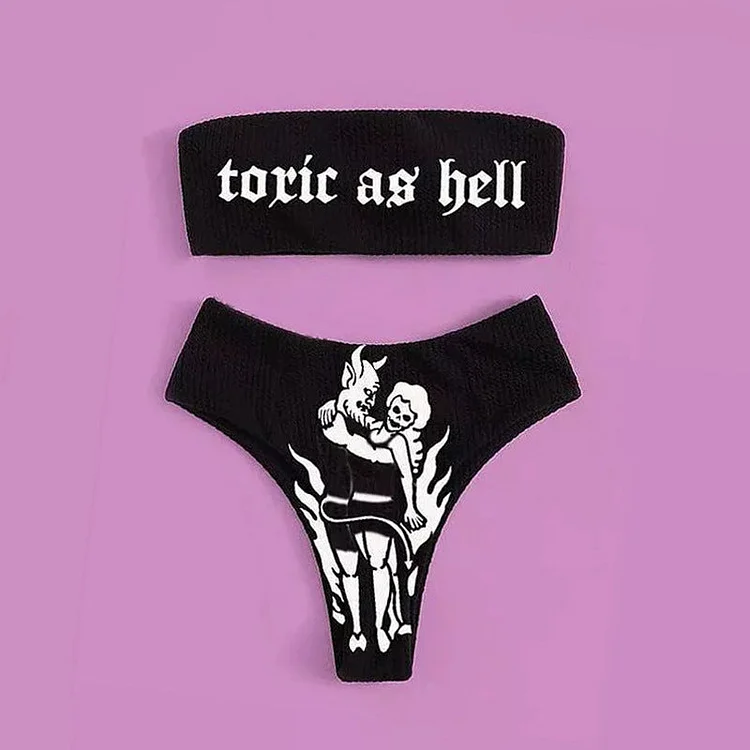 Sexy Dark Punk Bikini