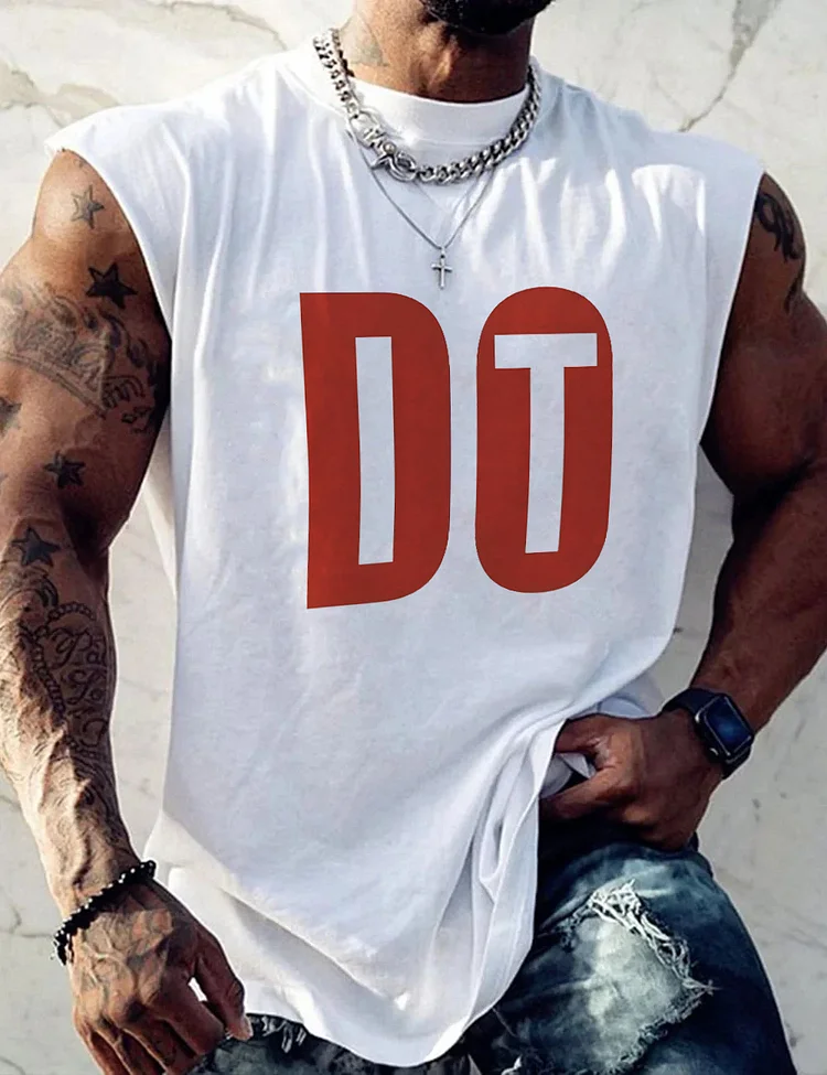 Men's Do It Print Cotton Tank Top