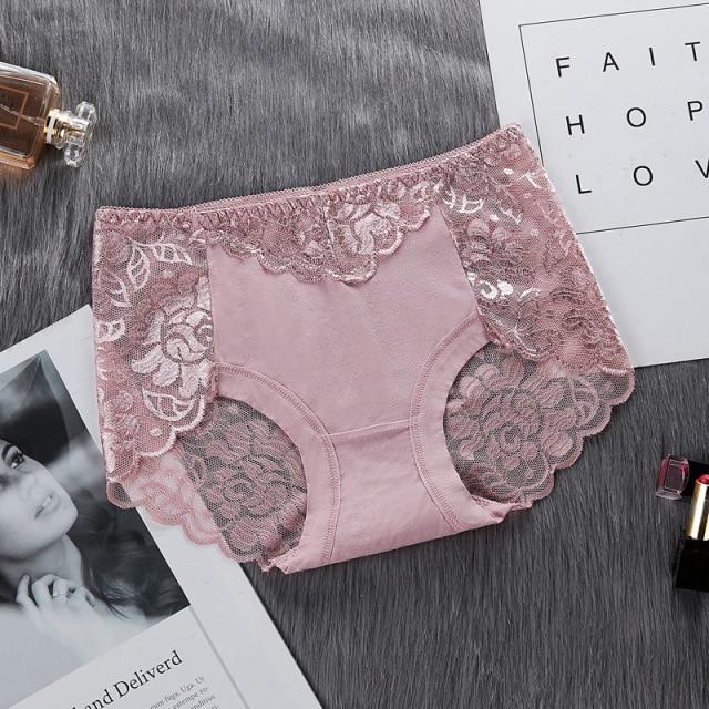  thdmladies Sexy Lace Transparent Hollow Briefs thedmladies
