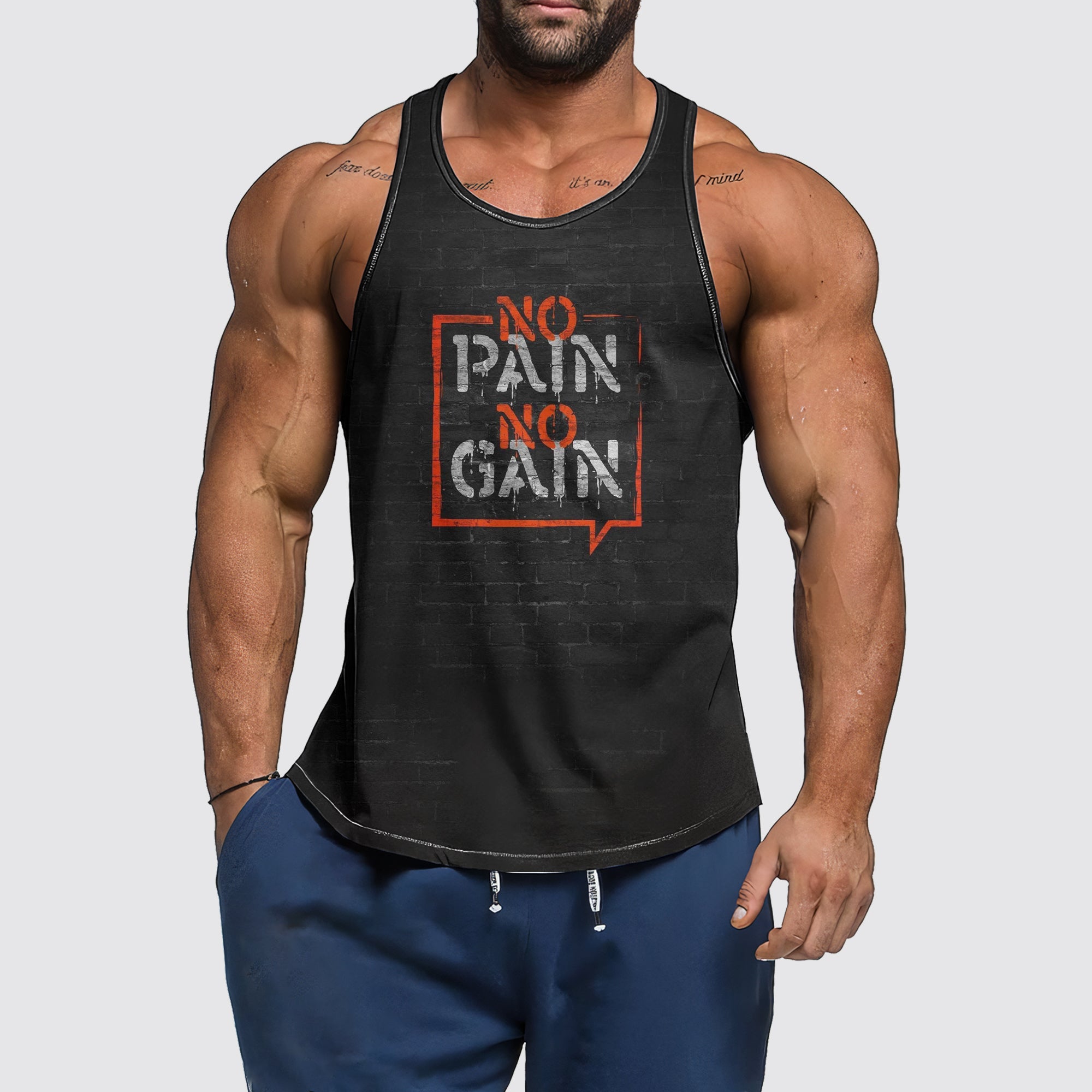 Ultimate Gym Tank Top for Men: Stay Cool and Comfy During Intense Workouts- AA06177