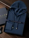 Choice 100% Goat Cashmere Sweater Men's Hoodie Pullovers Autumn Winter Soft Warm Comfy Cashmere Knitwear High Quality Tops