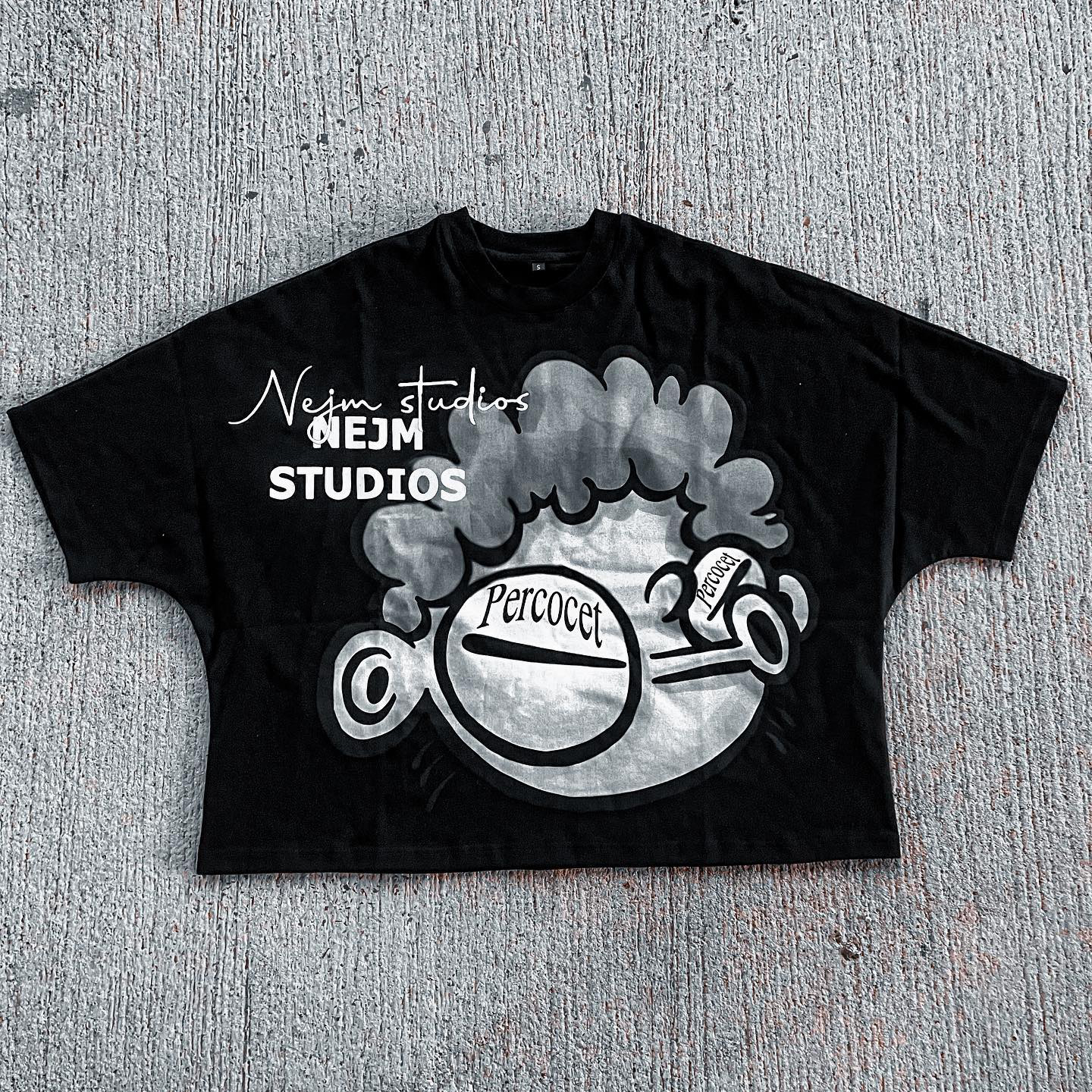 Sopula Vintage Cartoon Graphic Print Cropped T-Shirts - SOPULA