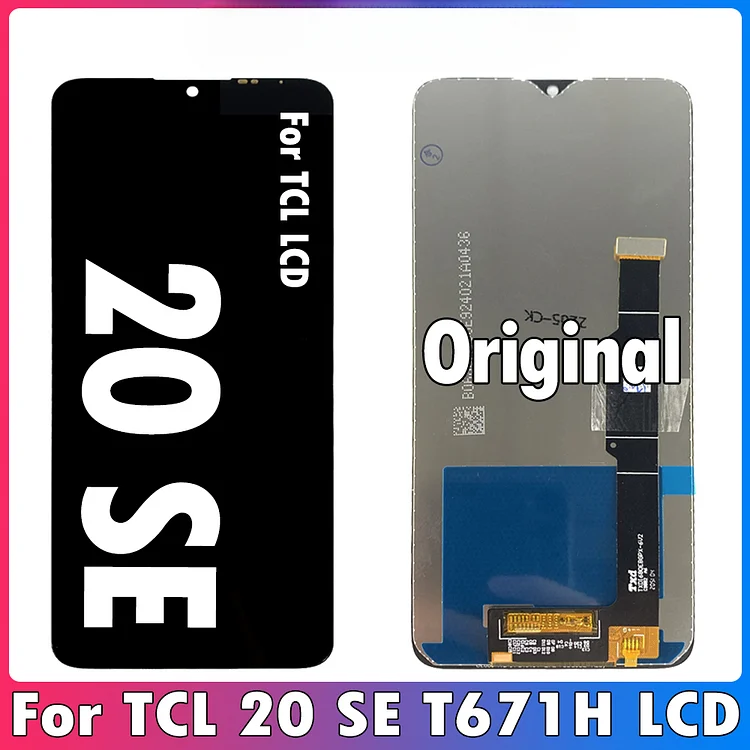 Original 6.82" For TCL 20 SE LCD T671H T671F Display Touch Screen Digitizer Assembly For TCL 20SE Display T671O T671E Replace