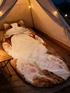Plush Cat Envelope Sleeping Bag 68.9x31.5Inch Camping Sleeping Bags for Adults Camping Sleepovers & Home Lounging