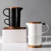 One Pot And One Cup Ceramic Mug Set