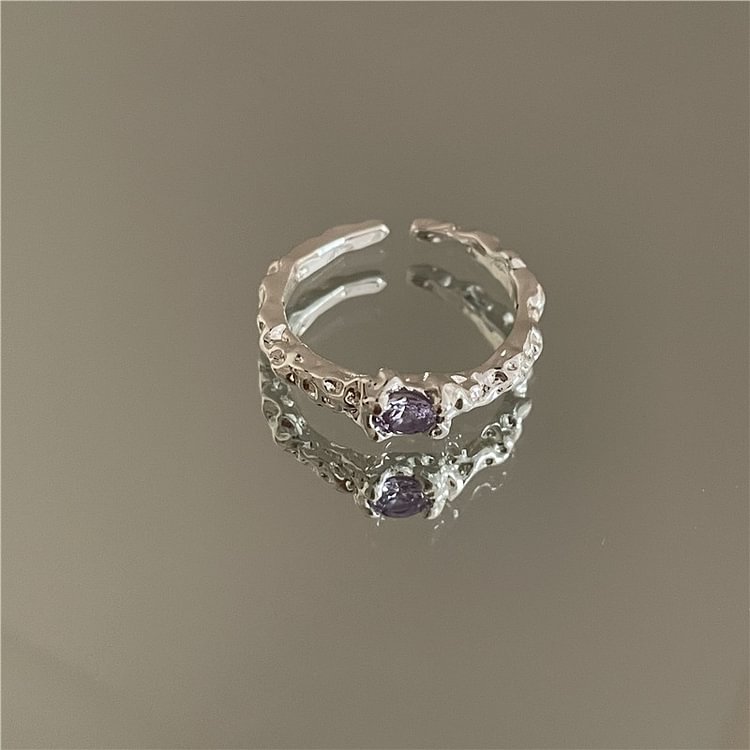 Geometric Irregular Lava Ring KERENTILA