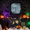 Partial Drill 5D Diamond Painting Kit Skull Abstract 30x30cm(Lily Skull)