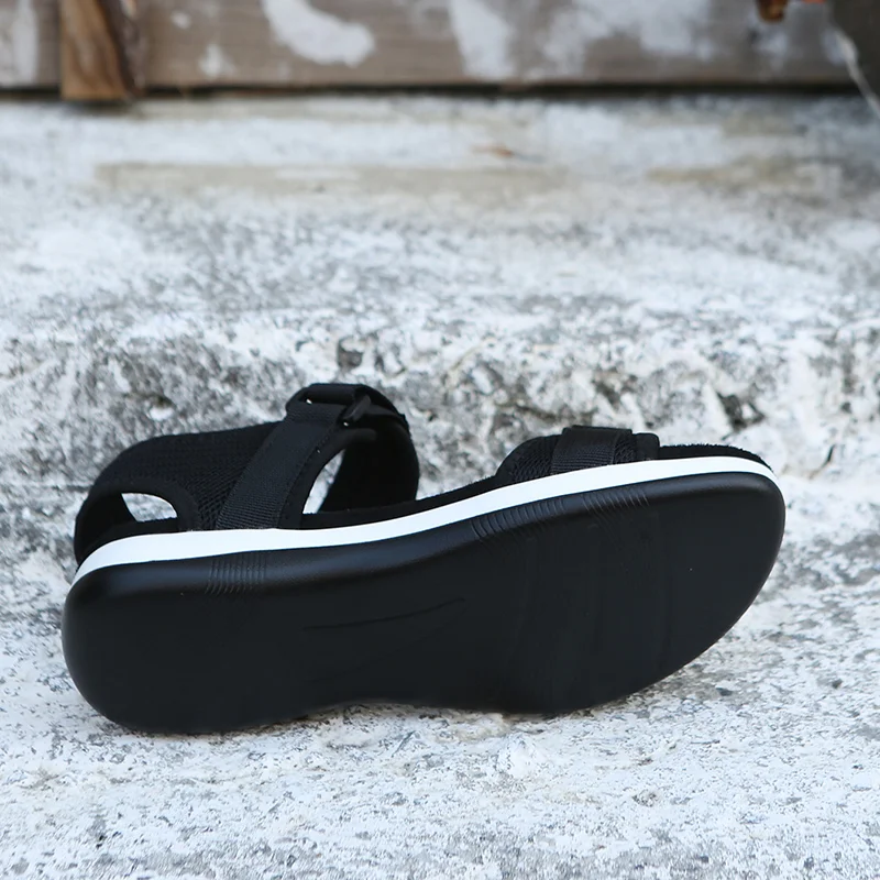 Qengg Flats Women Sport Sandals Summer Casual Shoes Fashion Slippers Mesh Walking Running Beach Shoes Trend Femme Zapatos