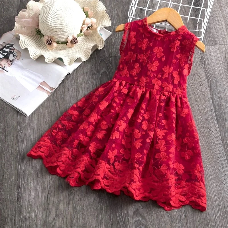 Kids Dresses For Girls  Dress Tulle lace Girl Princess Dress Kids Spring Clothes Vestidos Toddler Girl Kid Clothes