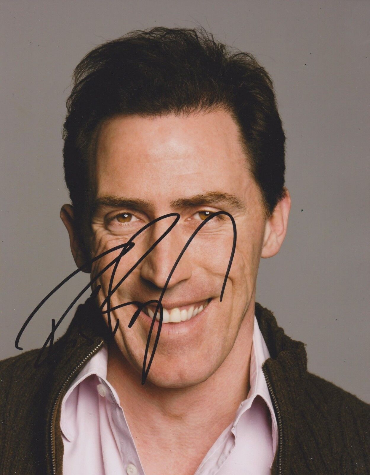 Rob Brydon Signed 10x8 Photo Poster painting AFTAL