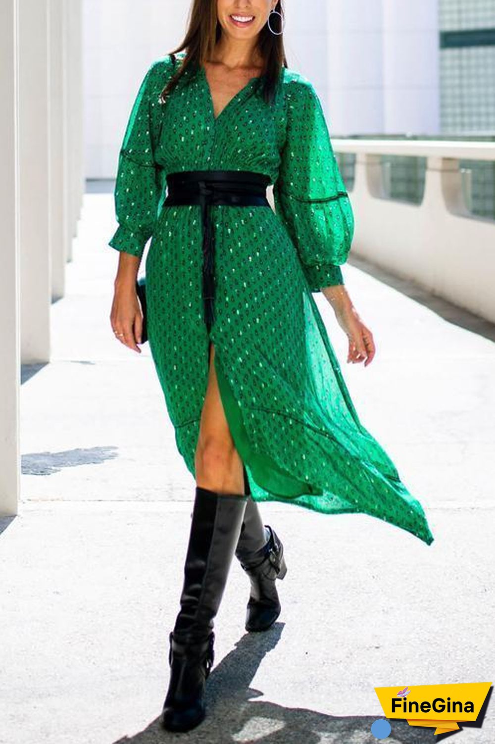 Tassels Pu Lace Up Wide Belt