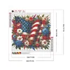 Diamond Painting -DIY Round Drill American Independence Day (40x40cm)