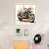 Motorcycle-11CT Stamped Cross Stitch 40*40cm/15.75*15.75in tapestrymarket