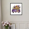 Diamond Painting -DIY Full Square Drill Purple Truck (35*35CM)