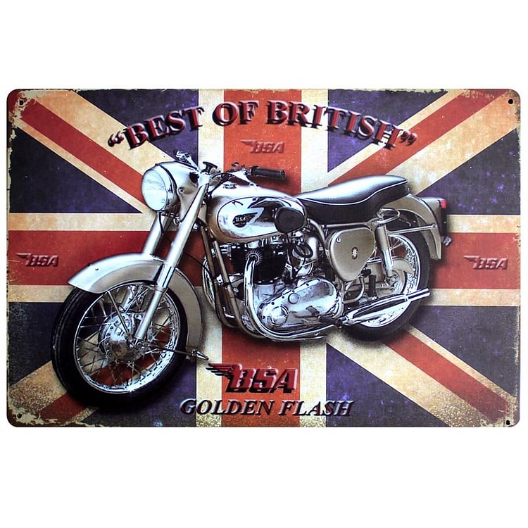 BSA Motorcycle - Vintage Tin Signs/Wooden Signs - 20*30cm/30*40cm