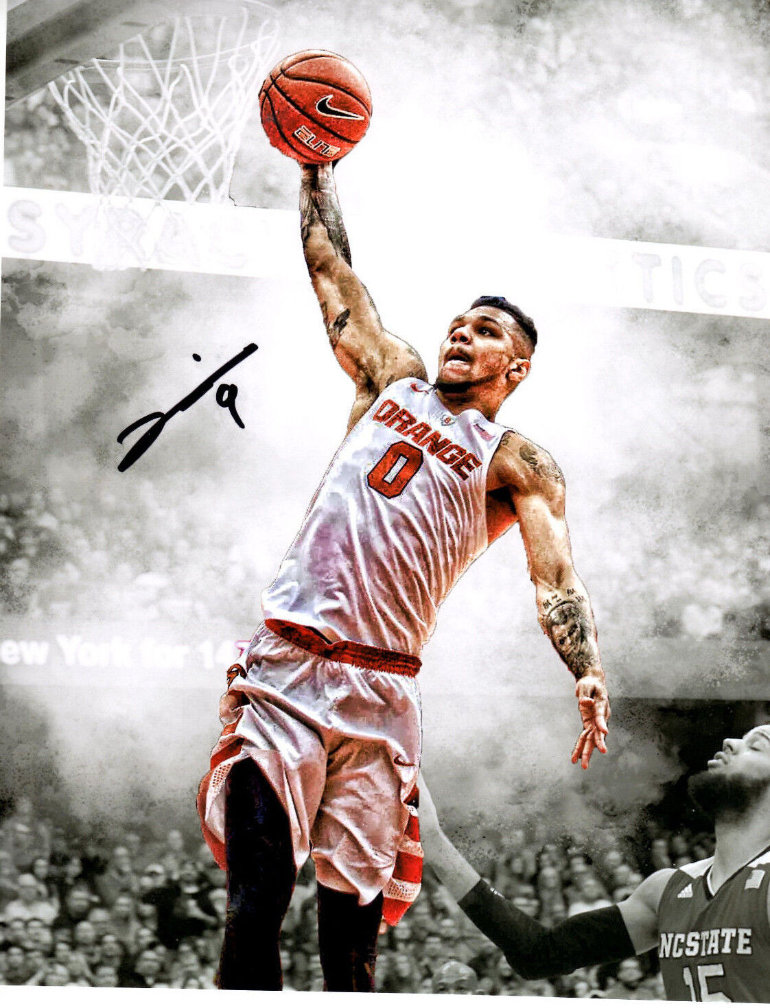 Michael Gbinije Autograph Signed Photo Poster painting 8x10 Syracuse Orange Detroit Pistons d