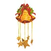 Christmas Diamond Painting Wind Chimes DIY Wind Chime Kit Gifts (Star Bell)