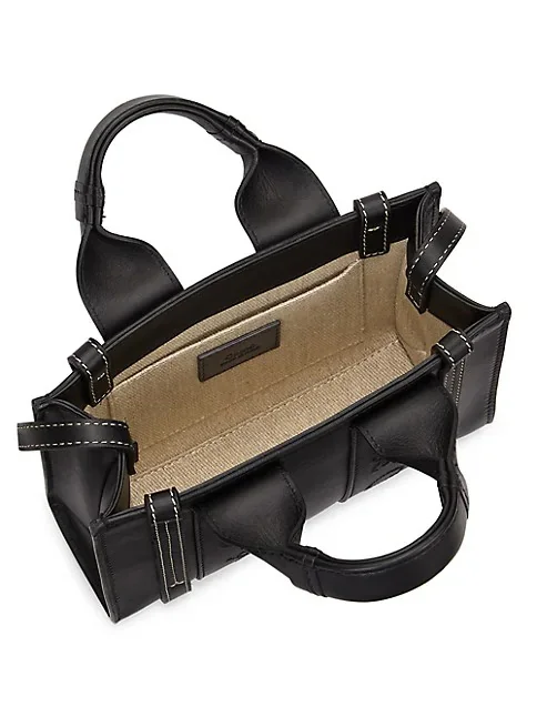 Chlo&eacute; Mini Woody Leather Tote Bag