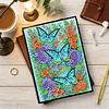 Butterfly 5D DIY Diamond Art Painting Notebook Kit 50 Pages A5 Rhinestone Art Painting Notebook Kit for Adults Beginners Holiday Birthday Gift