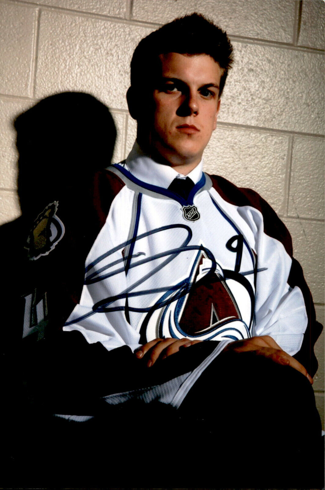 Conner Bleackley SIGNED 4x6 Photo Poster painting COLORADO AVALANCHE / ST LOUIS BLUES #4